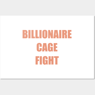 Billionaire Cage FIGHT Posters and Art